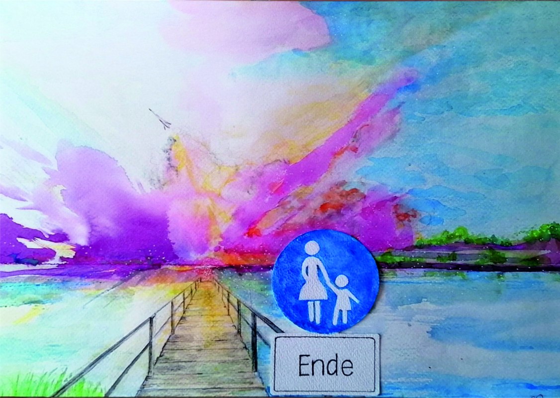 Fußgänger Ende (10. Platz beim Plakatwettbewerb 2025) // © Susann Altenburg Fußgänger Ende (10. Platz beim Plakatwettbewerb 2025) // © Susann Altenburg