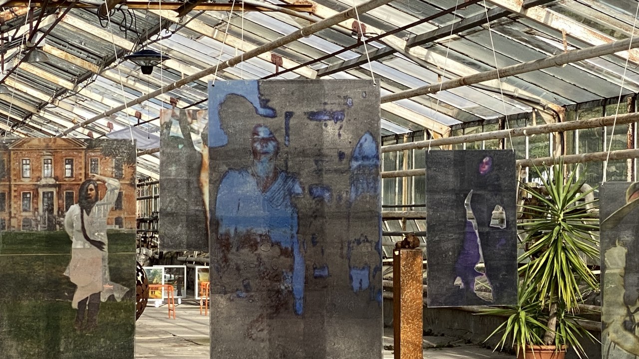 2022, Unique Handmade Lightpainting on Glass, each 60 x 90 cm // &copy; Transparente WELTEN-Daniela MELZIG&reg;