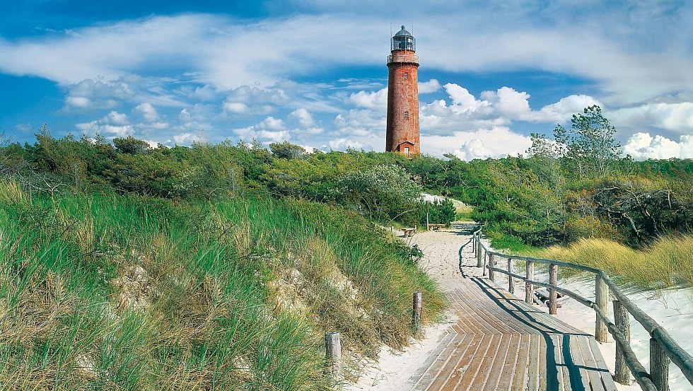 Leuchtturm am Darßer Ort bei Prerow, Fischland-Darß-Zingst // © MV-T/Grundner Leuchtturm am Darßer Ort bei Prerow, Fischland-Darß-Zingst // © MV-T/Grundner