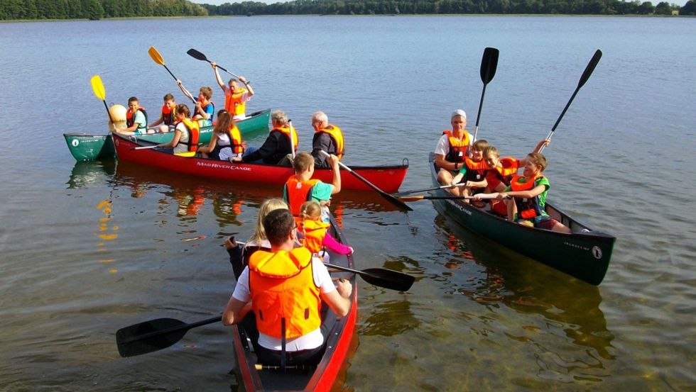 Bootsfahrt auf dem Loppiner See // &copy; Landesforst MV