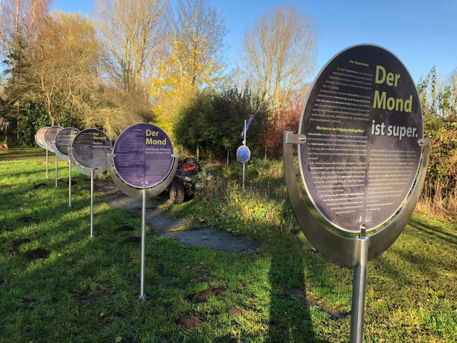 ... viel Wissenswertes rund um den Mond, © Mecklenburger ParkLand ... viel Wissenswertes rund um den Mond, © Mecklenburger ParkLand