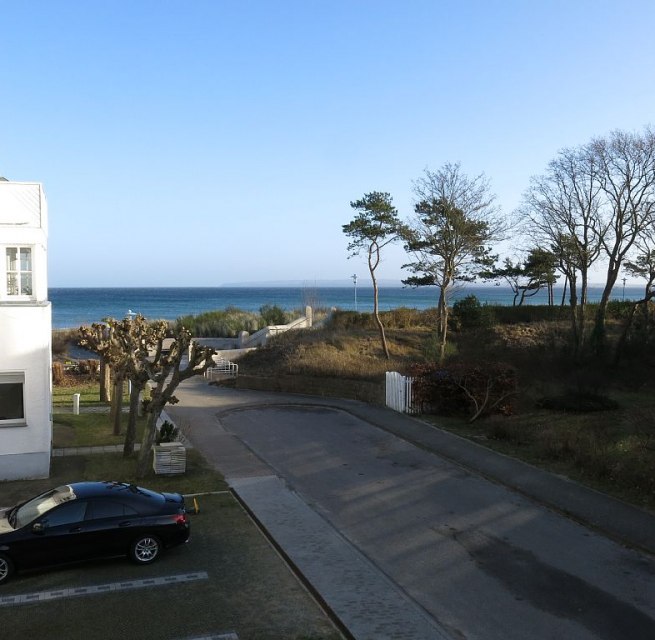 Wunderbarer Blick aus der Ferienwohnung auf die Schaabe // © Cordula Schubert Wunderbarer Blick aus der Ferienwohnung auf die Schaabe // © Cordula Schubert