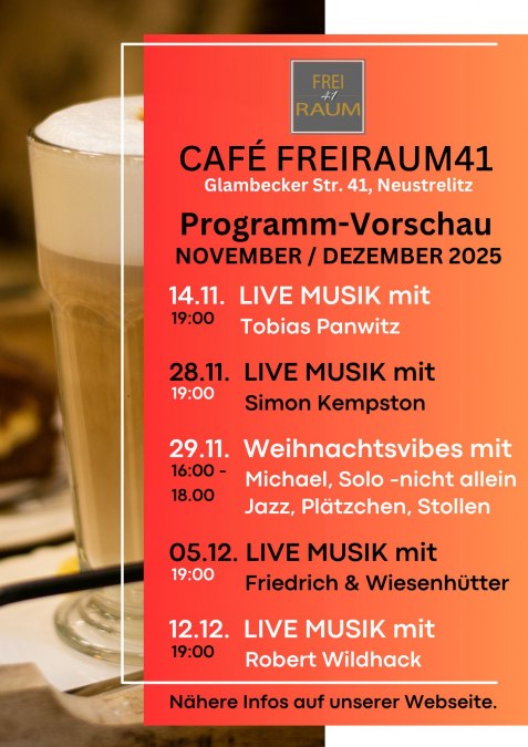 Programm November und Dezember, © Anne Ammerstorfer