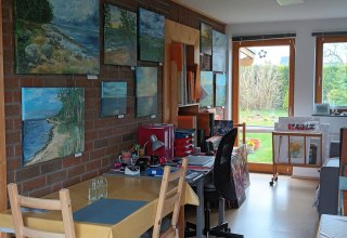 Einblick ins kleine Atelier, &copy; Atelier Kathrin Thesenvitz