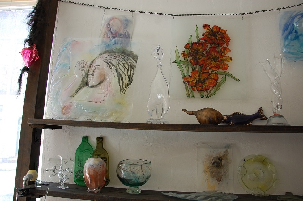 Einzigartige Kunstwerke aus Glas werden hier gefertigt., © Gabriele Skorupski Einzigartige Kunstwerke aus Glas werden hier gefertigt., © Gabriele Skorupski