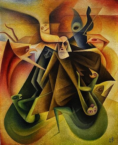 1947, Öl auf Leinwand, 120 x 97 cm, 2024 von der BAU-Metall GmbH Rostock erworben für das Kunstmuseum Ahrenshoop, © Kunstmuseum Ahrenshoop