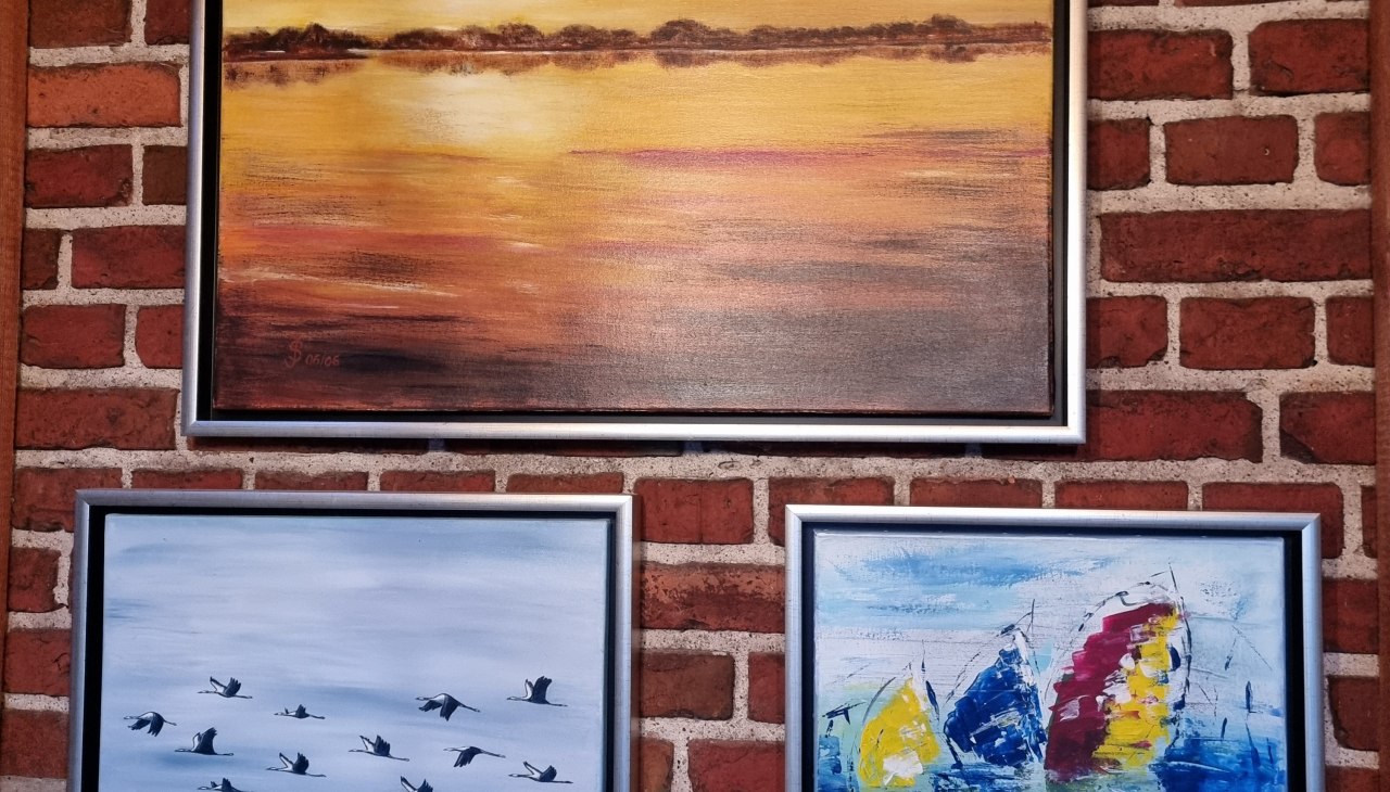 Malerei Julia Seemann, © Südliche Boddenküste