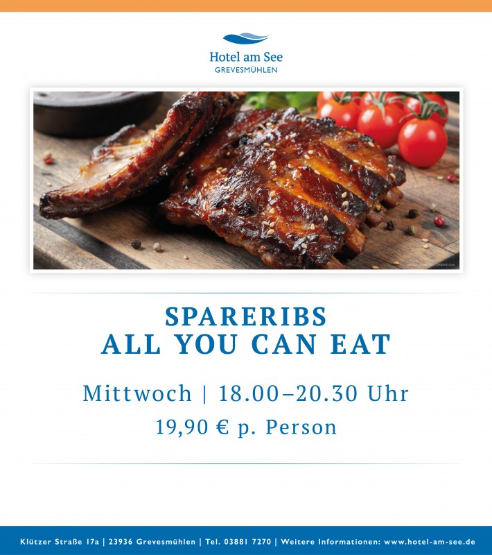 Saftige, glasiert gegrillte Spareribs, mit BBQ-Glanz und leichtem Rauch., © spreepiraten® Saftige, glasiert gegrillte Spareribs, mit BBQ-Glanz und leichtem Rauch., © spreepiraten®