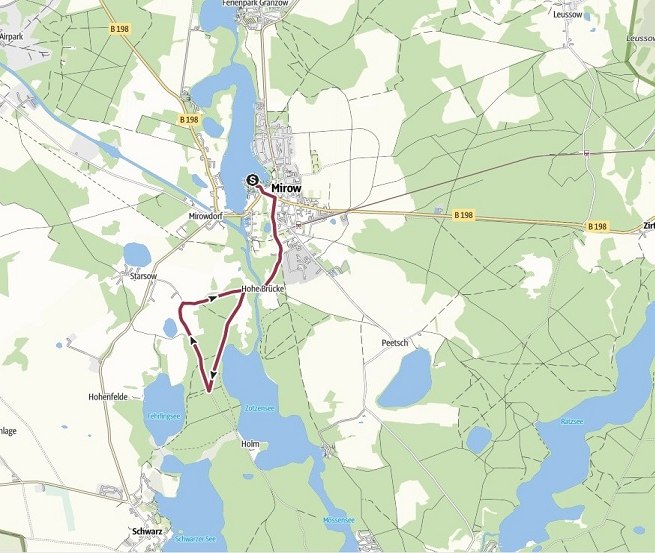 © Foto: Touristinformationen Wesenberg & Mirow, Mecklenburgische Kleinseenplatte