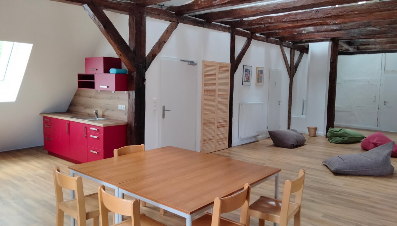 Teeküche auf dem Dachboden, © Peter Michalik Teeküche auf dem Dachboden, © Peter Michalik