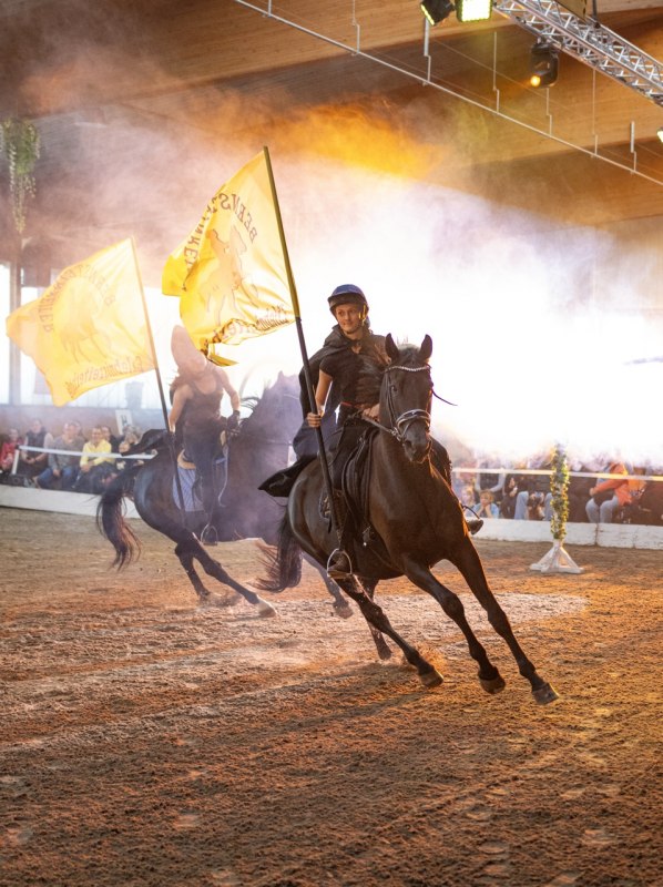 Amber ruiter paardenshow // &copy; DE