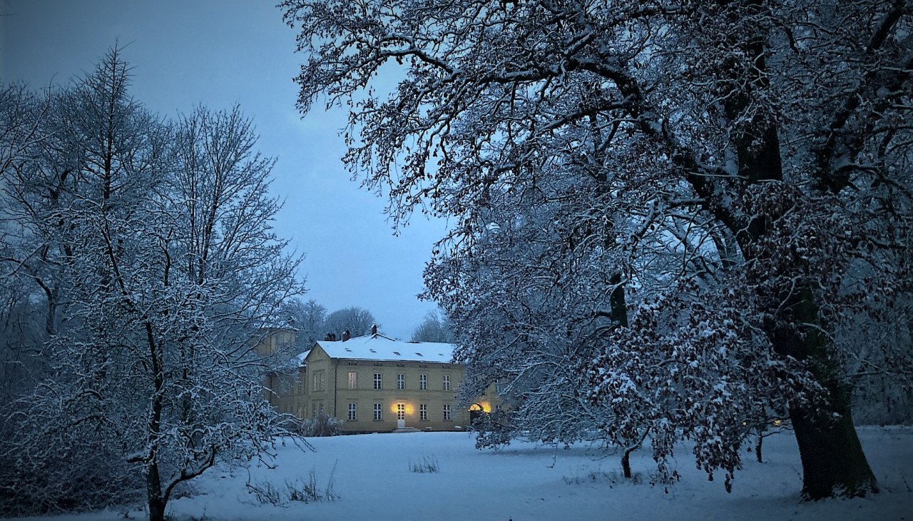 Landhaus Schloss Kölzow im Winter, © A. von der Lühe