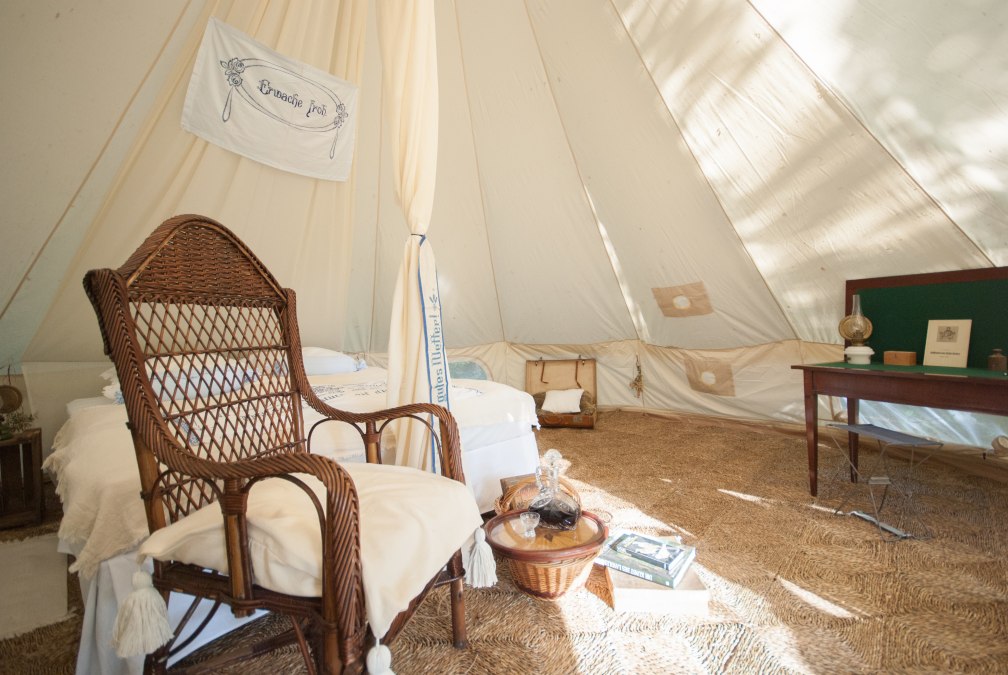 Ein Blick in die Teich-Suite, © Gutshaus Scharpzow Ein Blick in die Teich-Suite, © Gutshaus Scharpzow