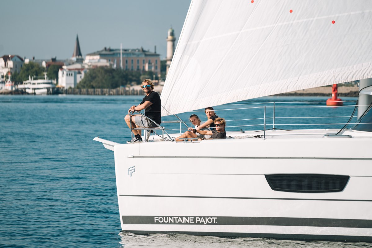 Katamaransegeln f&uuml;r die ganze Familie! // &copy; Dan Petermann