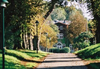 Blick durch die Allee zum Gutshaus Wesselstorf // © Andreas Knoll Blick durch die Allee zum Gutshaus Wesselstorf // © Andreas Knoll