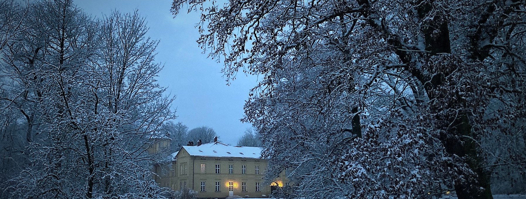 Landhaus Schloss Kölzow im Winter, © A. von der Lühe