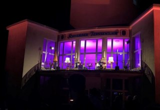 Balkon am Schweriner Fernsehturm // &copy; LGE-MV