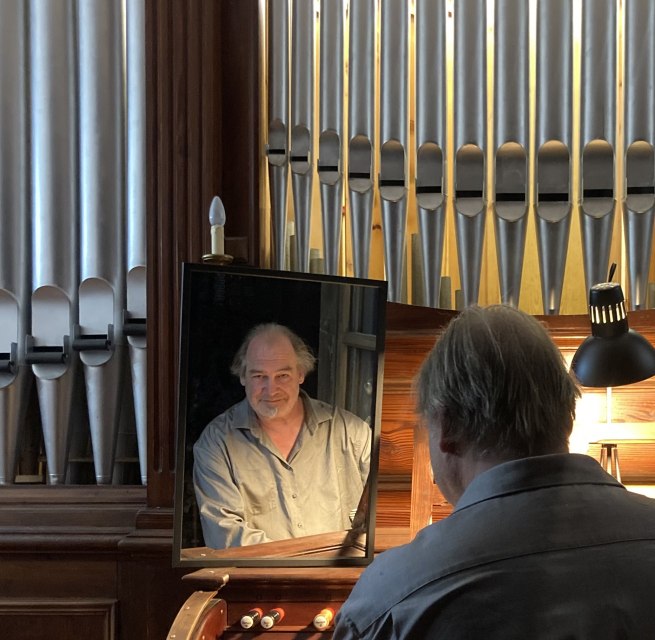 Werner Lamm an der Orgel // &copy; Werner Lamm