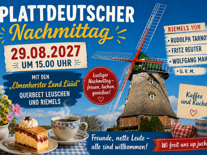 Land Lüüd Elmenhorst 20927 // © Förderverein Kröpeliner Mühle e. V. Land Lüüd Elmenhorst 20927 // © Förderverein Kröpeliner Mühle e. V.