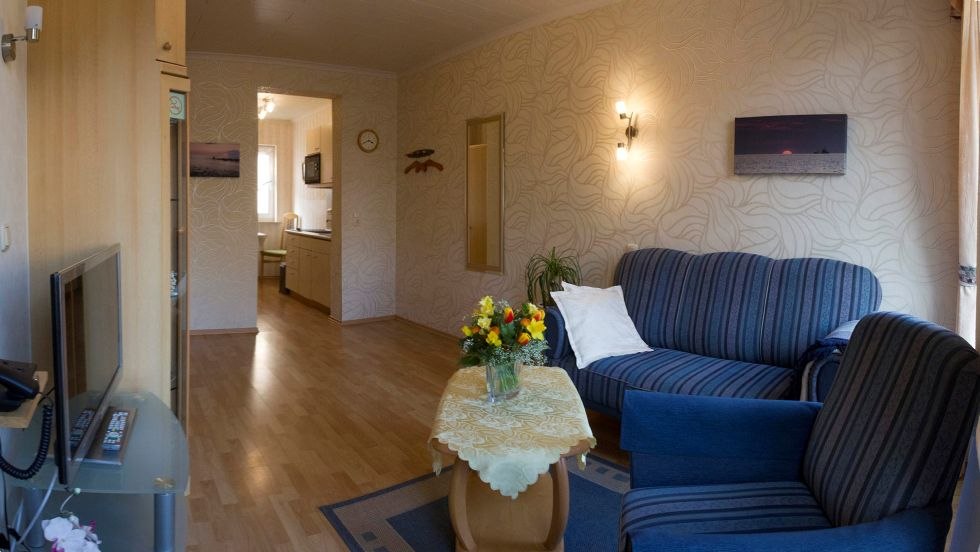 Wohnzimmerbeispiel im Ferienhaus zum Strand, © Ferienhaus "Zum Strand" Wohnzimmerbeispiel im Ferienhaus zum Strand, © Ferienhaus "Zum Strand"