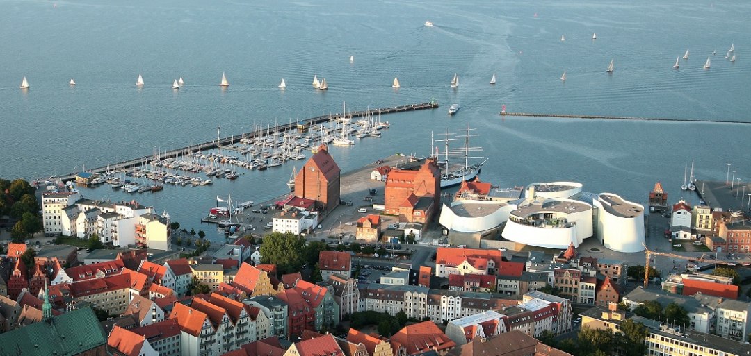 Blick auf die Stralsunder Hafeninsel, © TZ HST Blick auf die Stralsunder Hafeninsel, © TZ HST