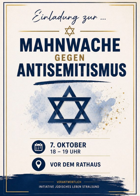 Wir gedenken der Opfer des Teroranschlags vom 7.10.23 // &copy; Friederike Fechner