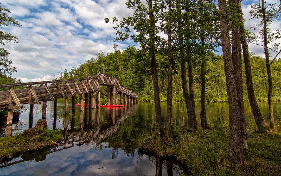 Br&uuml;cke Drosedower Bek, &copy; Touristinformationen Wesenberg & Mirow, Mecklenburgische Kleinseenplatte