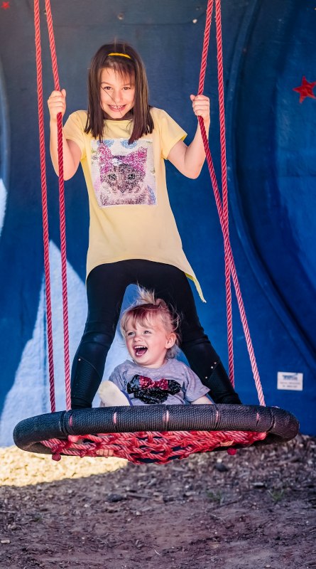 Kinderland Trassenheide Schaukel // &copy; Kinderland/ B. Eske