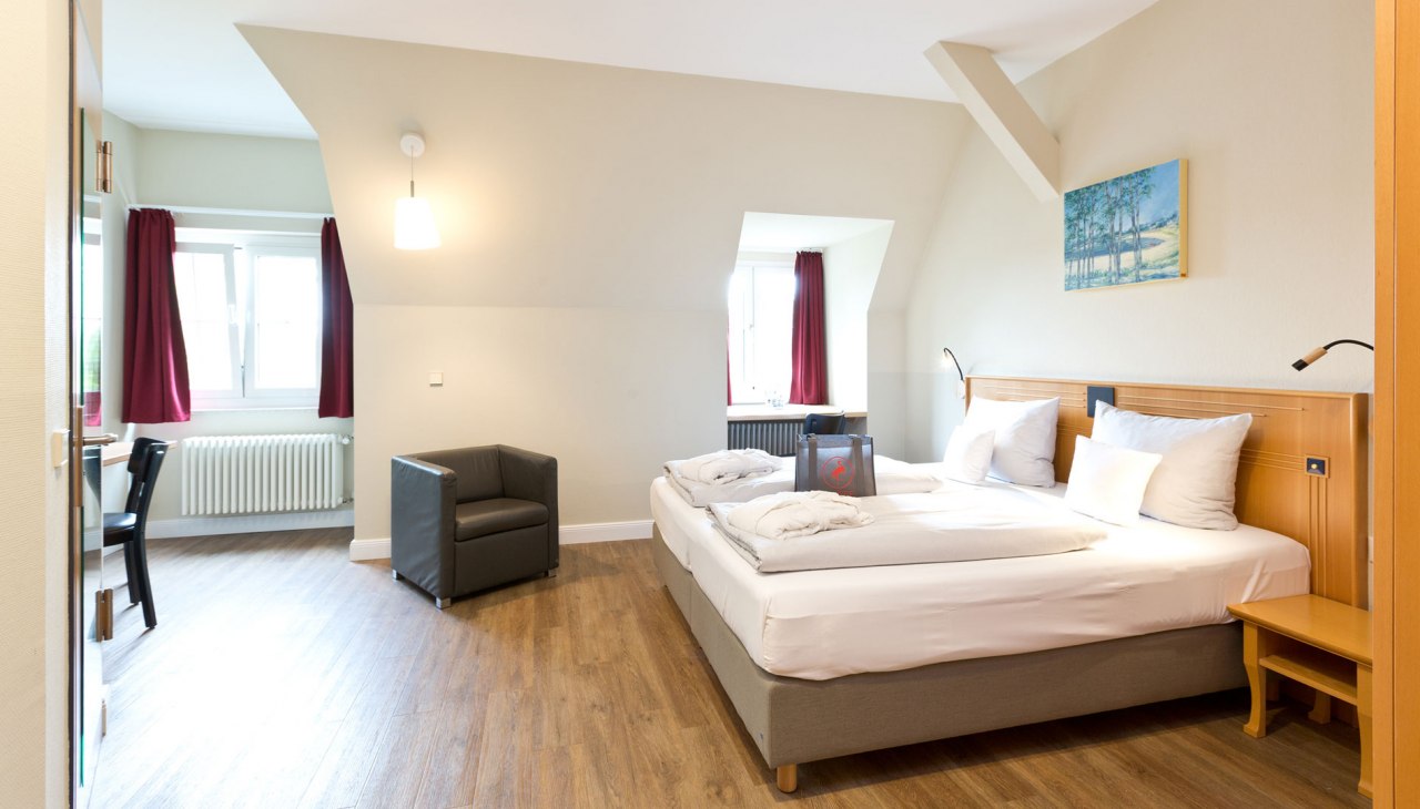 gemütliches Zimmer im Hotel Amsee, © Hotel Amsee GmbH gemütliches Zimmer im Hotel Amsee, © Hotel Amsee GmbH