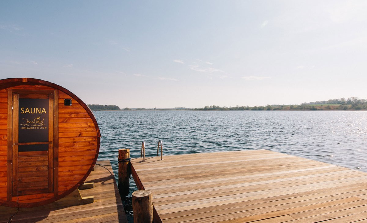 Das Saunafass, © Hotel Inselhof Malchow Das Saunafass, © Hotel Inselhof Malchow