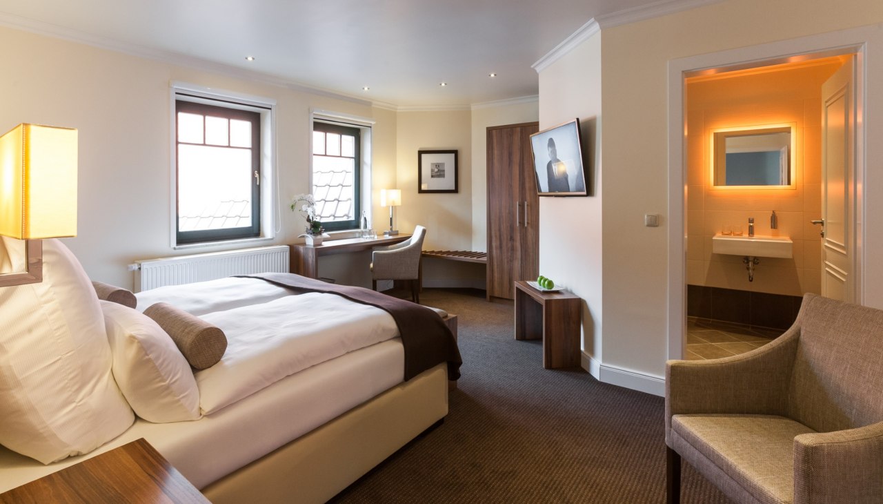 Gut gebettet im Hotel Mecklenburger Hof., © Hotel und Pension in der Nudeloper Gut gebettet im Hotel Mecklenburger Hof., © Hotel und Pension in der Nudeloper