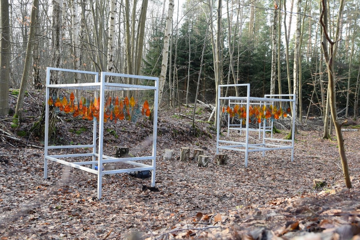 Gedenkinstallation "Namens-Tropfen" // © Bianka Bülow Gedenkinstallation "Namens-Tropfen" // © Bianka Bülow