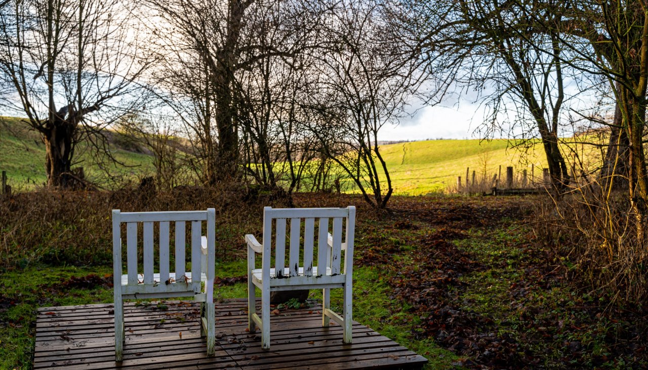 Sch&ouml;ner Ausblick im Garten des Gutshauses, &copy; DOMUSImages