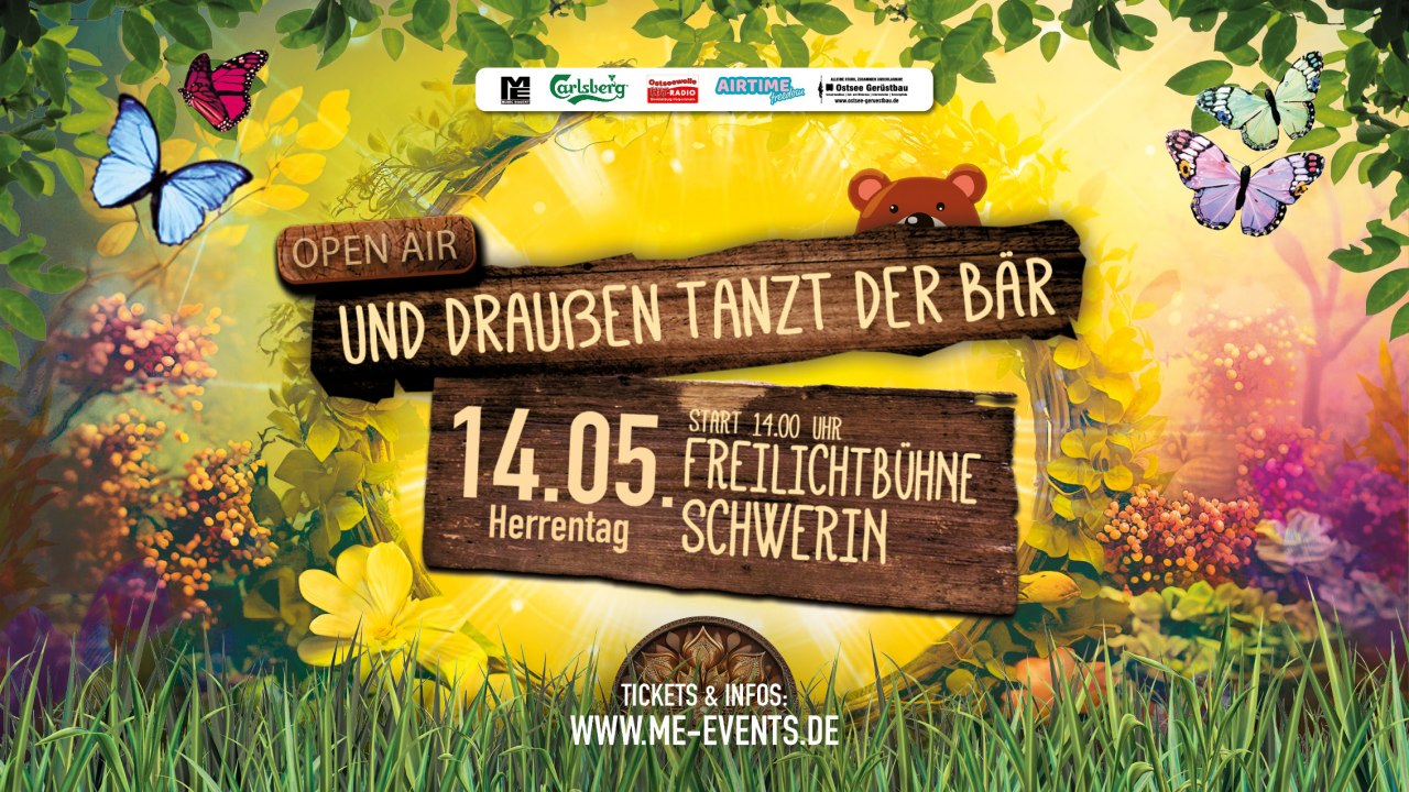 Und drau&szlig;en tanzt der B&auml;r - Das Herrentags Open Air // &copy; Music Eggert GmbH