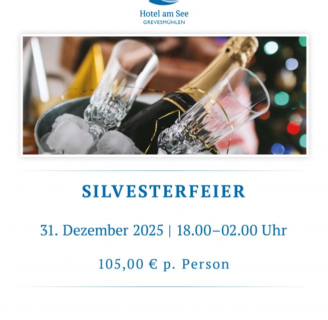 Festlich dekorierter Raum mit Buffet, Getränken und glitzernden Silvesterelementen, einladend für Feierlichkeiten. // © spreepiraten® Festlich dekorierter Raum mit Buffet, Getränken und glitzernden Silvesterelementen, einladend für Feierlichkeiten. // © spreepiraten®