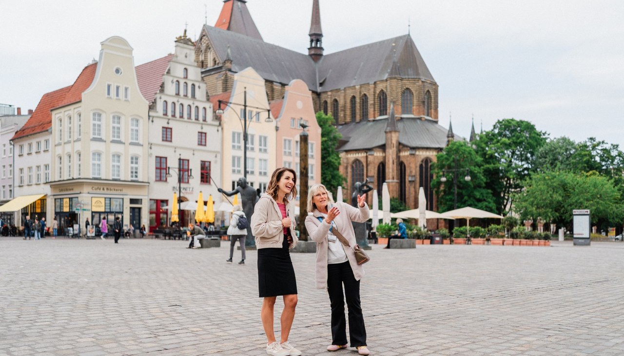 Stadtf&uuml;hrung durch Rostocks Innenstadt, &copy; Birgit D&ouml;ring