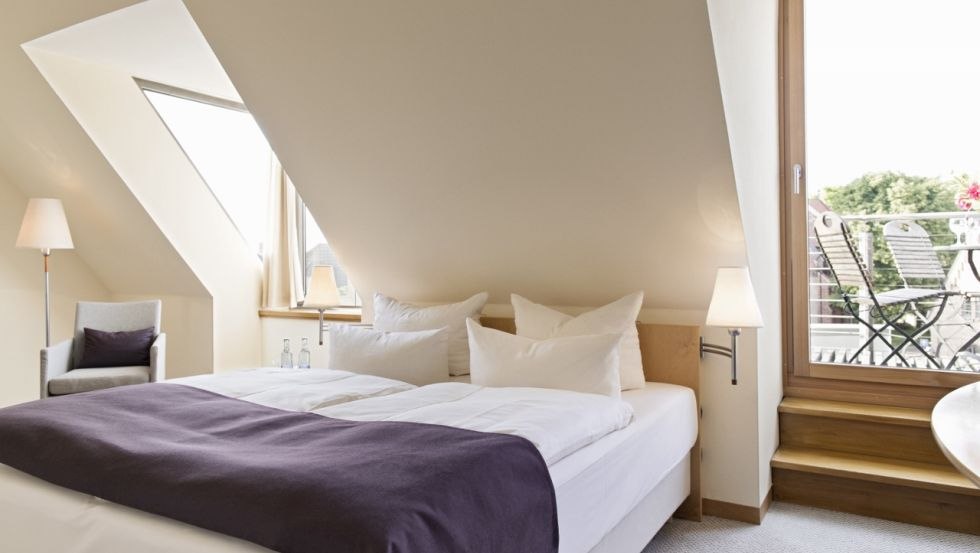 Doppelzimmer im Hotel Kleines Meer // &copy; Hotel Kleines Meer