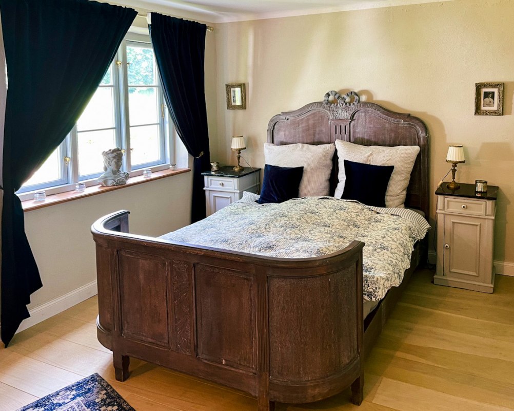 Schlafzimmer im Gutshaus Madsow // &copy; Gutshaus Madsow / Familie Schapp