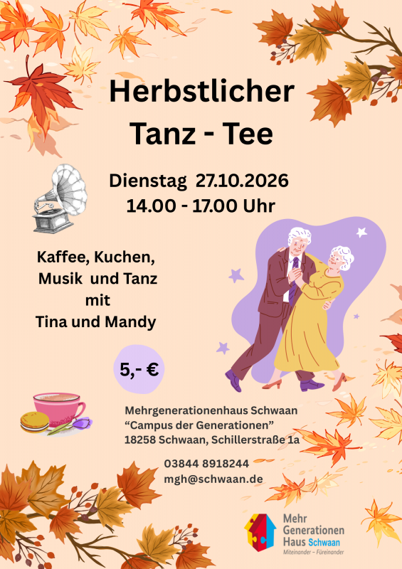 Unser beliebter TanzTee // &copy; M. Wille
