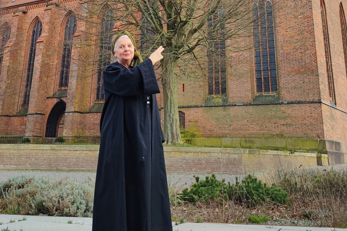 Kirchenf&uuml;hrung, &copy; Stadt Barth / Nicole Paszehr