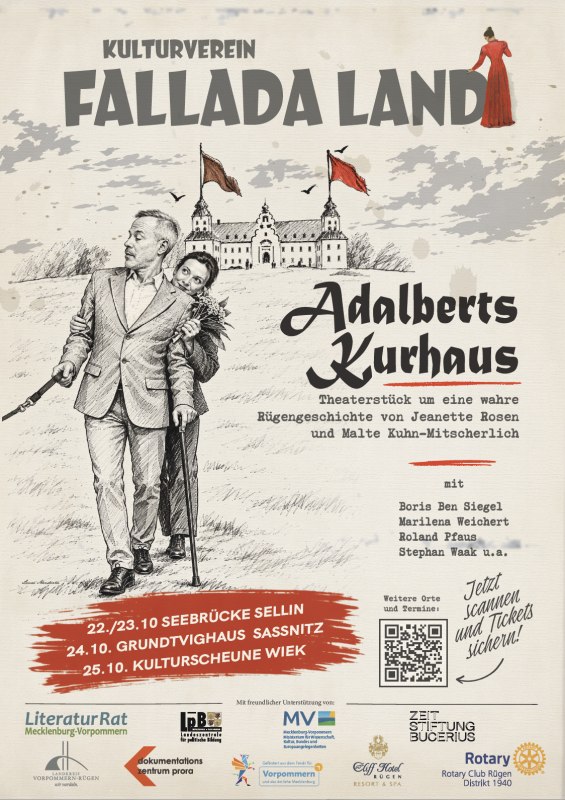 Teaterstykket &raquo;Adalberts Kurhaus&laquo; // &copy; Kulturverein Fallada Land