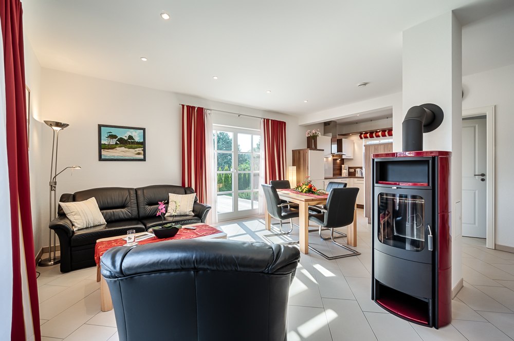 Ferienhaus Kiebitz Prerow - Wohnbereich, &copy; Ferienhaus Kiebitz