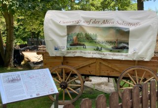 Planwagen in Bad-S&uuml;lze  - Alte Salzstrasse // &copy; M. Hagemann