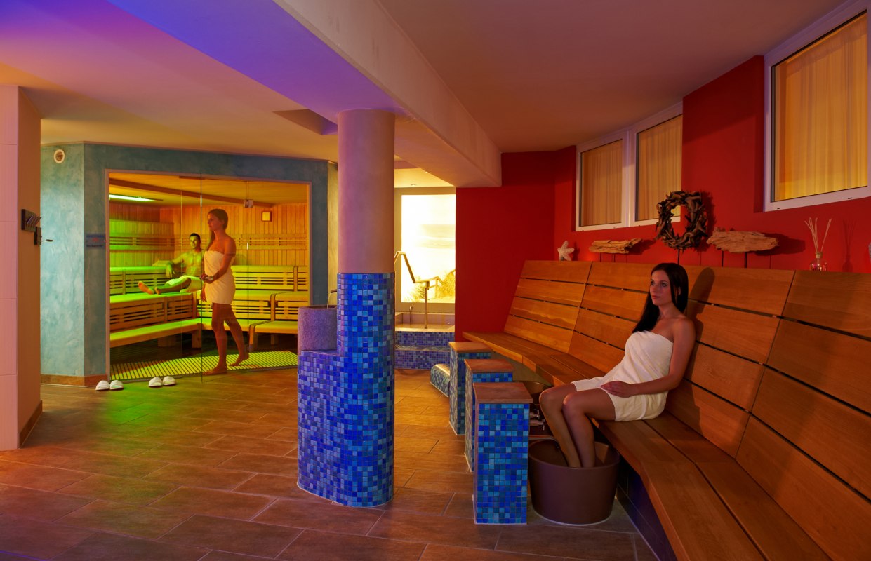 Saunalandschaft ANCONIA SPA // © Ostseehotel - Villen im Park Saunalandschaft ANCONIA SPA // © Ostseehotel - Villen im Park