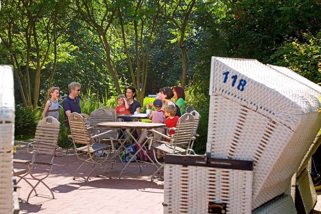 Auf der Hotelterrasse // © Landhaus Immenbarg Auf der Hotelterrasse // © Landhaus Immenbarg