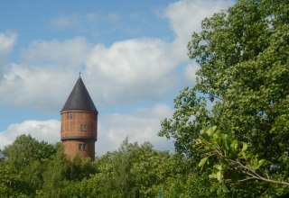 Oude watertoren in Lübz - uitkijktoren // © Stadt Lübz Oude watertoren in Lübz - uitkijktoren // © Stadt Lübz
