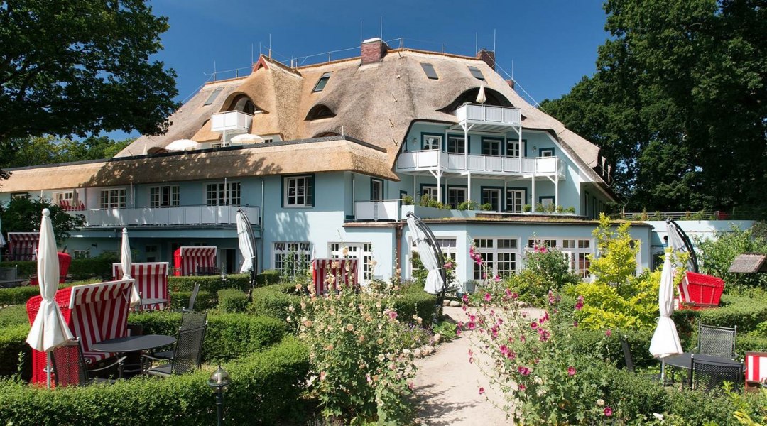 Hotel Fischerwiege mit Frühstücksgarten, © Arnt Löber