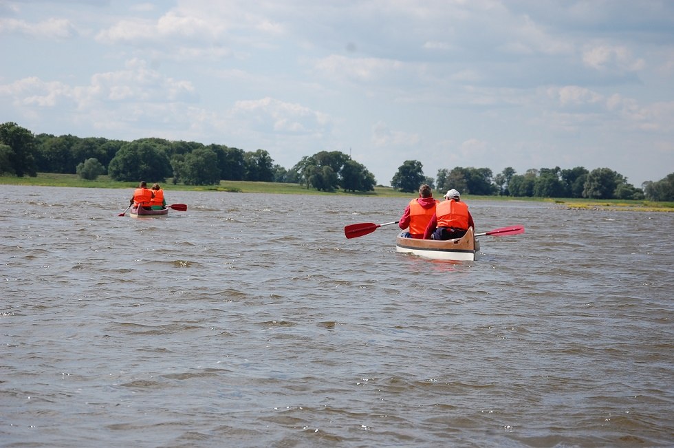 Je kunt goede vooruitgang boeken dankzij de stroming. // &copy; Gabriele Skorupski
