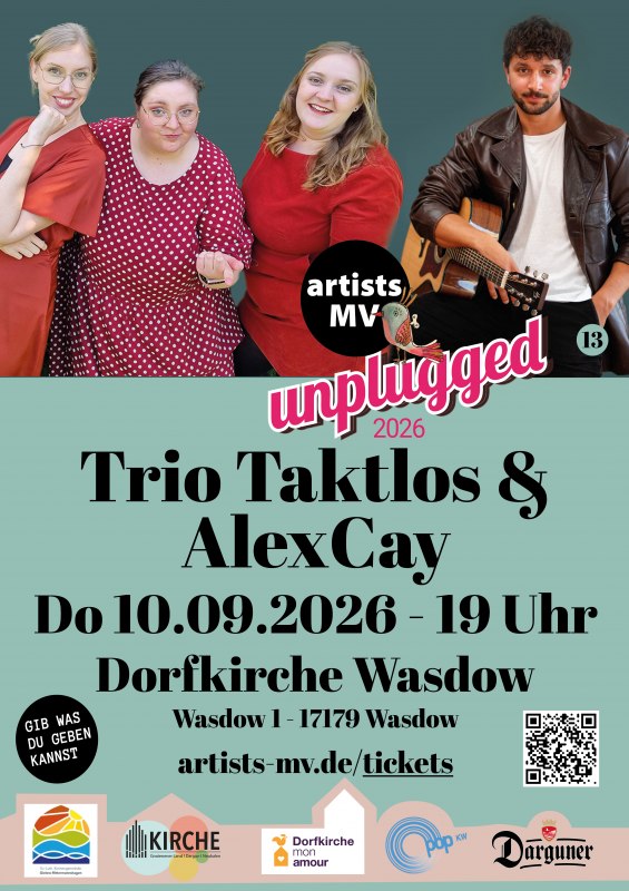 Poster artists MV unplugged // © artists MV Poster artists MV unplugged // © artists MV
