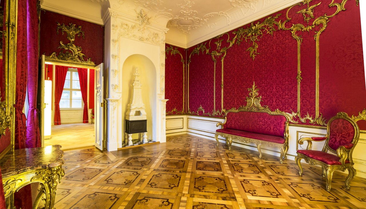 Audienzsaal im Schloss Mirow, © SSGK M-V / Timm Allrich Audienzsaal im Schloss Mirow, © SSGK M-V / Timm Allrich